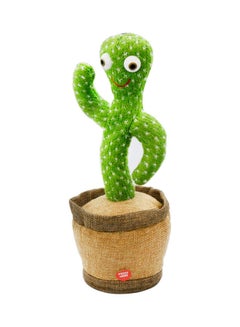 Buy Dancing Cactus Plush Stuffed Toy With Music And Lights 29cm in UAE