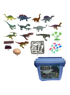 Buy Dinosaurs Model Toy Set 16x29x19cm in UAE