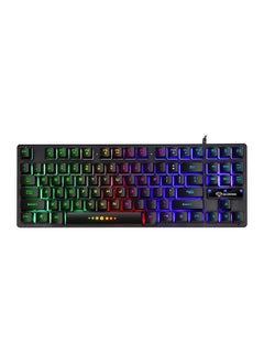 Buy GK-10 Colourful Backlight USB Wired Keyboard Gaming Keyboard - English in Saudi Arabia