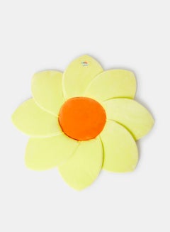 اشتري Baby Sink Bath Cushion Soft Quick Drying Bathmat For Infant Bathing  Flower shaped Machine Washable Yellow في السعودية