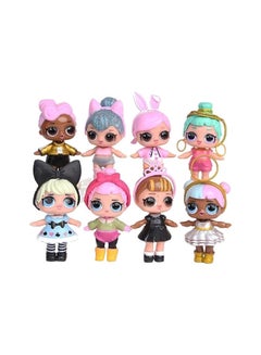 Buy 8-Piece Cute And Beautiful Lol Surprise Fashion Doll Multicolored In Plastic in Saudi Arabia