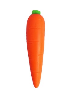 Buy Stretchy Carrot Stress Relief Toy - Orange/Green 16x4x3cm in Saudi Arabia