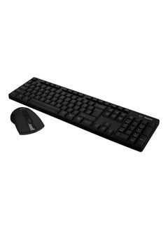 Buy Wireless Keyboard With Optical Mouse Combo 2G Black in Saudi Arabia
