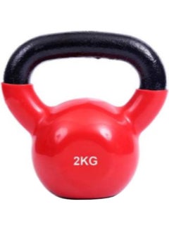 Buy Vinyl Coated Kettlebell With Comfort Grip 2kg in Egypt