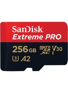 Buy Extreme Pro microSD UHS I Card for 4K Video on Smartphones, Action Cams & Drones 200MB/s Read, 140MB/s Write 256.0 GB in Saudi Arabia