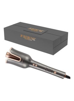 Buy RE-2082 Auto Hair Curler Anti Tangle Dual Voltage Rotating Curling Wand With 5 Temperature Gears Grey in Saudi Arabia