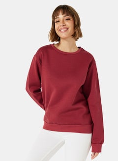 Buy Basic Sweatshirt Red in UAE