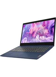 اشتري IdeaPad 3 Intel Core i5 1155G7, 4GB RAM DDR4, 1TB HDD, 15.6" FHD Anti Glare Display, Integrated UHD Graphics, Non Backlit Keyboard, Windows 10 English Abyss Blue في الامارات