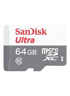 Buy Ultra 100MB/s UHS-I Class 10 microSDXC Card SDSQUNR-064G 64.0 GB in Saudi Arabia