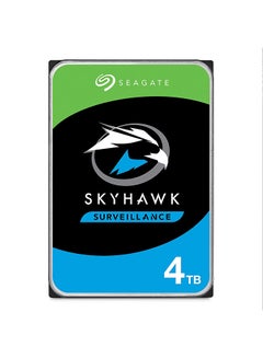 اشتري Skyhawk 4 TB, Video Internal Hard HDD – 3.5",  SATA 6Gb/s, 256MB Cache, for DVR NVR Security Camera System, with in-house Rescue Services (ST4000VX016) 4.0 TB في السعودية