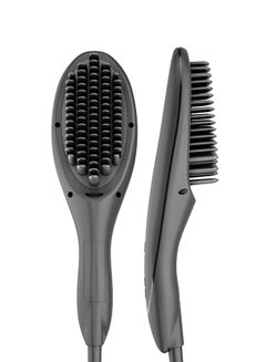 Buy S3 Straightener Brush , Fast Heating , Shiny Effect , ionic Tec , 230°C , Tourmaline Ceramic Grey in Egypt