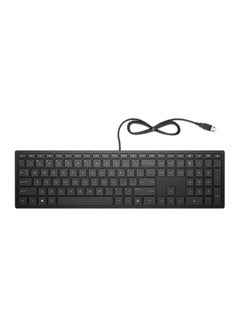 Buy Pavilion Keyboard Slim Design USB Wired Connectivity Mechanical Black in Saudi Arabia