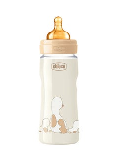 Buy Original Touch Feeding Bottle 330Ml Adjustable Flow 4M+ Latex, Neutral in UAE