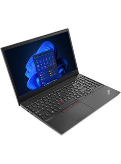 اشتري ThinkPad E15 Laptop With 15.6-Inch Display, Core i5-1235U Processor/40GB RAM/1TB SSD/Integrated Intel Iris Xe Graphics/Windows 11 English Black في الامارات