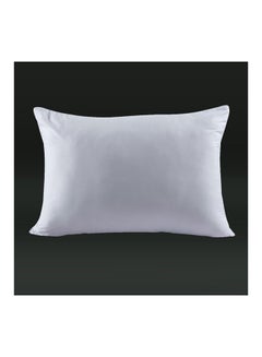 اشتري Super Soft Sanitized Microfiber Pillow Hypoallergenic Side And Back Sleeping Pillows For Neck And Shoulder Support Polyester White 50x70cm في الامارات