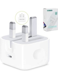 Buy iPhone 14 PD 20W Type-C Charger Plug Universal Travel Adapter Plug Compatible for iPhone 14 Pro Max/14 Pro/14 Plus/14/13/12/11,Samsung White in UAE
