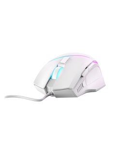 Buy Gaming Mouse ESG M2 Flash (6400 dpi mouse, USB, RGB LED lights, 8 customizable buttons) White in UAE