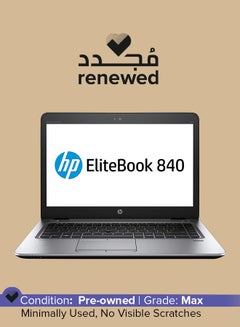 Buy Renewed – Elitebook 840 G3 (2016) Laptop With 14-Inch Display, Intel Core i5 Processor/6th Gen/8GB RAM/256GB SSD/Integrated Graphics English Silver in Saudi Arabia