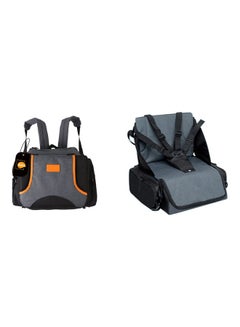 Buy 2 In 1 Diaper Bag With Booster Seat in UAE