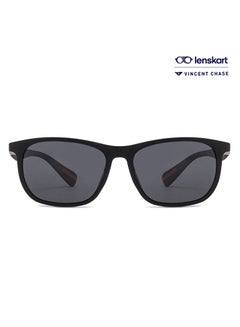 Buy Air Full Rim Wayfarer Frame Polarized & UV Protected Sunglasses LA S13163 - 54mm - Black in UAE