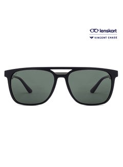 اشتري Mirage Full Rim Wayfarer Polarized & UV Protected Sunglasses For Men & Women VC S12644 - 57mm - Black في الامارات