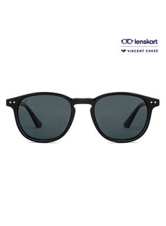 اشتري Mirage By Lenskart Full Rim Round Polarized & UV Protected Sunglasses For Men & Women - VC S14089 في الامارات