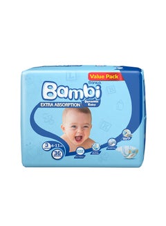 Buy Baby Diapers, Size 3, 6 - 11 Kg, 36 Count - Medium, Value Pack, Now Thinner And More Absorbent in UAE