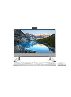 Buy Inspiron 5410 AIO Desktop With 23.8-Inch Display, Core i7-1255U Processer/8GB RAM/256GB SSD + 1TB HDD/2GB Nvidia Geforce Graphics Card English Silver in UAE