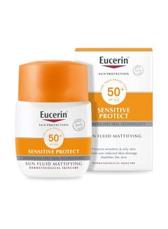 Buy Sun Protection Fluid Mattifying Cream SPF 50 50ml in Saudi Arabia