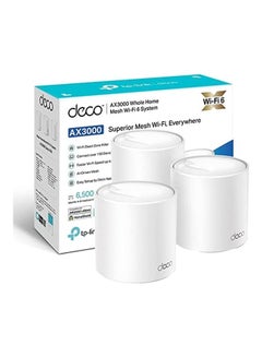 Buy Deco X50 AX3000 Whole Home AI-Driven Mesh Wi-Fi 6 System white in UAE