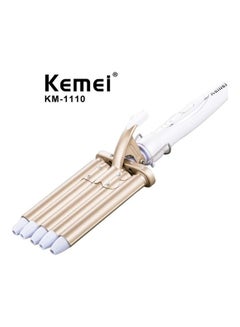 Buy 5 Barrel Portable Hair Curler Electric Iron White/Beige 1.8meter in UAE