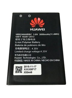 Buy 3000.0 mAh Replacement Battery For Huawei Routers Hb824666Rbc Black in UAE