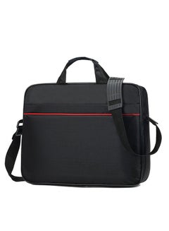Buy Laptop Bag with Multi Compartment 15.6" Travel Briefcase with Organizer Expandable Large Hybrid Shoulder Bag Water Resistant Dustproof Business Messenger Briefcase Black in Saudi Arabia