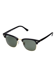 Buy Polarized Clubmaster Sunglasses - RB3016 901 51 - Lens Size: 51 mm - Black in UAE