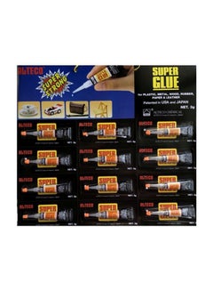 Buy Super Glue Tube, 12x3g Clear in Saudi Arabia