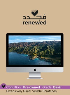 Buy Renewed – iMac (2017) A1418 Desktop With 21.5-Inch Display, Intel Core i5 Processor/8GB RAM/1TB HDD/2GB Radeon Pro 555 Graphics English Silver in UAE
