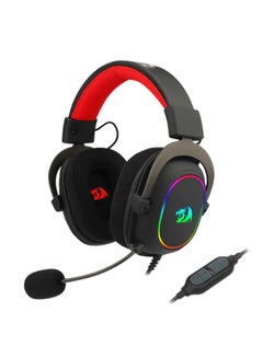 Buy H510 Zeus Wired Gaming Headset - 7.1 Surround Sound - Memory Foam Earpads - 53 mm Drivers - Detachable Microphone - Multiplatform Headset (RGB) in Saudi Arabia