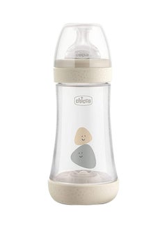 Buy Perfect 5 Feeding Bottle 240Ml Medium Flow 2M+ Silicone, Neutral in UAE