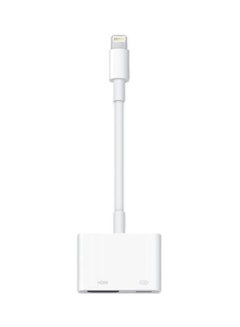 Buy HDMI To Lightning Adapter White in UAE