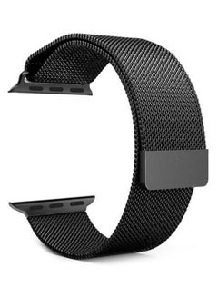 Buy Replacement Band For Apple Watch Series 4 44mm Black in UAE