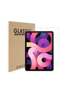 Buy Screen Protector Premium Tempered Glass For iPad Air 4 2020 Clear in Saudi Arabia