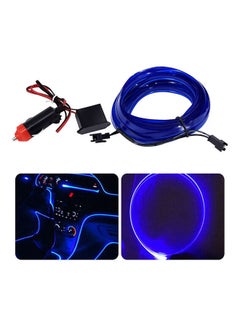 Buy Car Interior Decor Strip EL Wire Cable With Power Inverter Set in Saudi Arabia