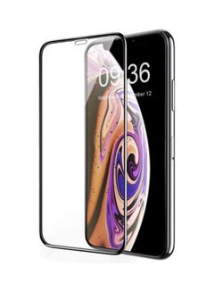 اشتري Glass Screen Protector Compatible With Iphone Xs Max / Iphone 11 Pro Max Full Protection Durable Tempered Glass Screen Black في السعودية