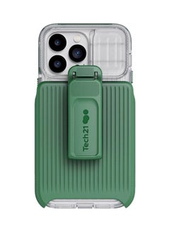 Buy Evo Max iPhone 14 Pro Max Case with MagSafe Extreme 20 Feet Drop Protection with Sliding Camera Lens Cover - Frosted Green in UAE