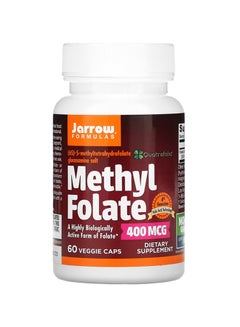 Buy Methyl Folate 400 mcg - 60 Vegetarian Capsules in Saudi Arabia