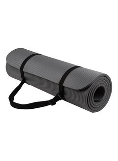 Buy Anti-Tear Exercise Mat With Carrying Strap 60x10cm in UAE
