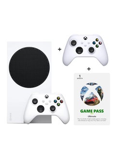 Buy Xbox Series S 512 GB Digital Console With Extra Wireless Controller White + 1 Month Game Pass Ultimate in UAE