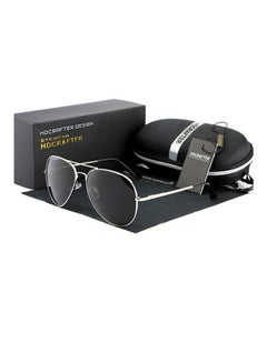 Buy Men's Full Rim Polarized UV400 Aviator Frame Sunglasses - Lens Size: 61 mm in UAE