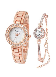 Buy Women's Stainless Steel Quartz Analog Wrist Watch With Bracelet in Saudi Arabia