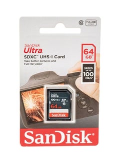 اشتري 64 GB Ultra SDXC UHS I Memory Card 64.0 GB في السعودية